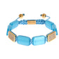 Nialaya CZ Opal 18K Gold 925 Bracelet