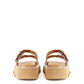 Casadei Brown Suede Sandal 'Buckles' Slipper