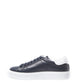 Roberto Cavalli Elegant Blue Leather Lace-Up Sneakers