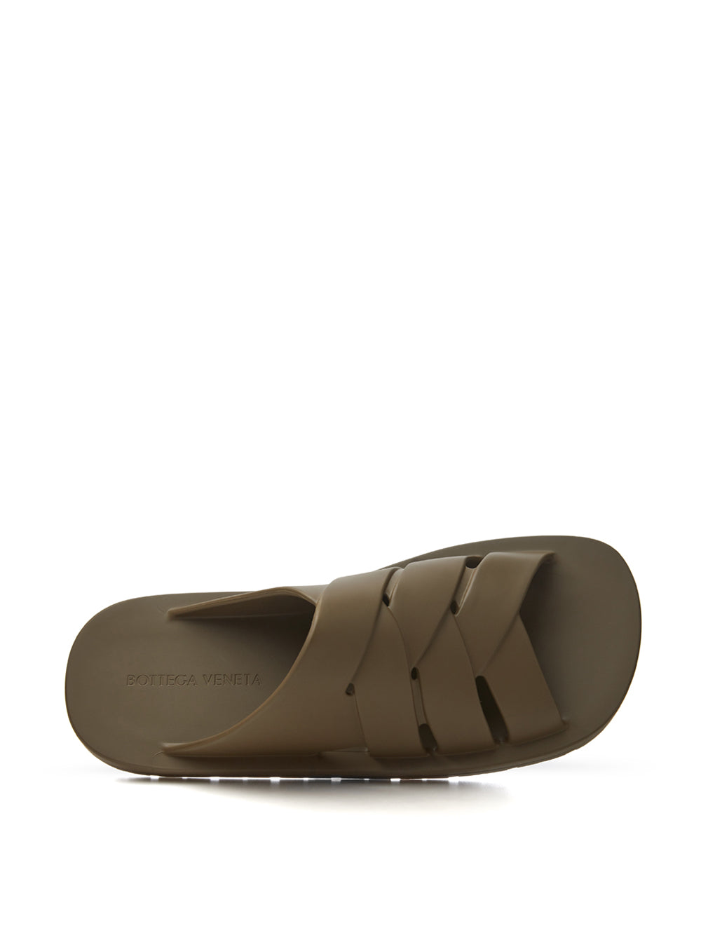 Bottega Veneta Rubber Kaki 'Flinston' Slipper