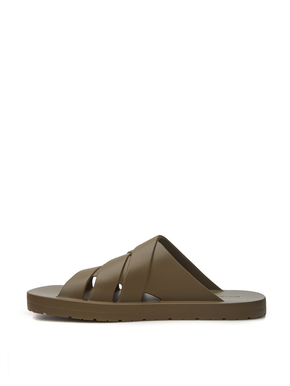 Bottega Veneta Rubber Kaki 'Flinston' Slipper