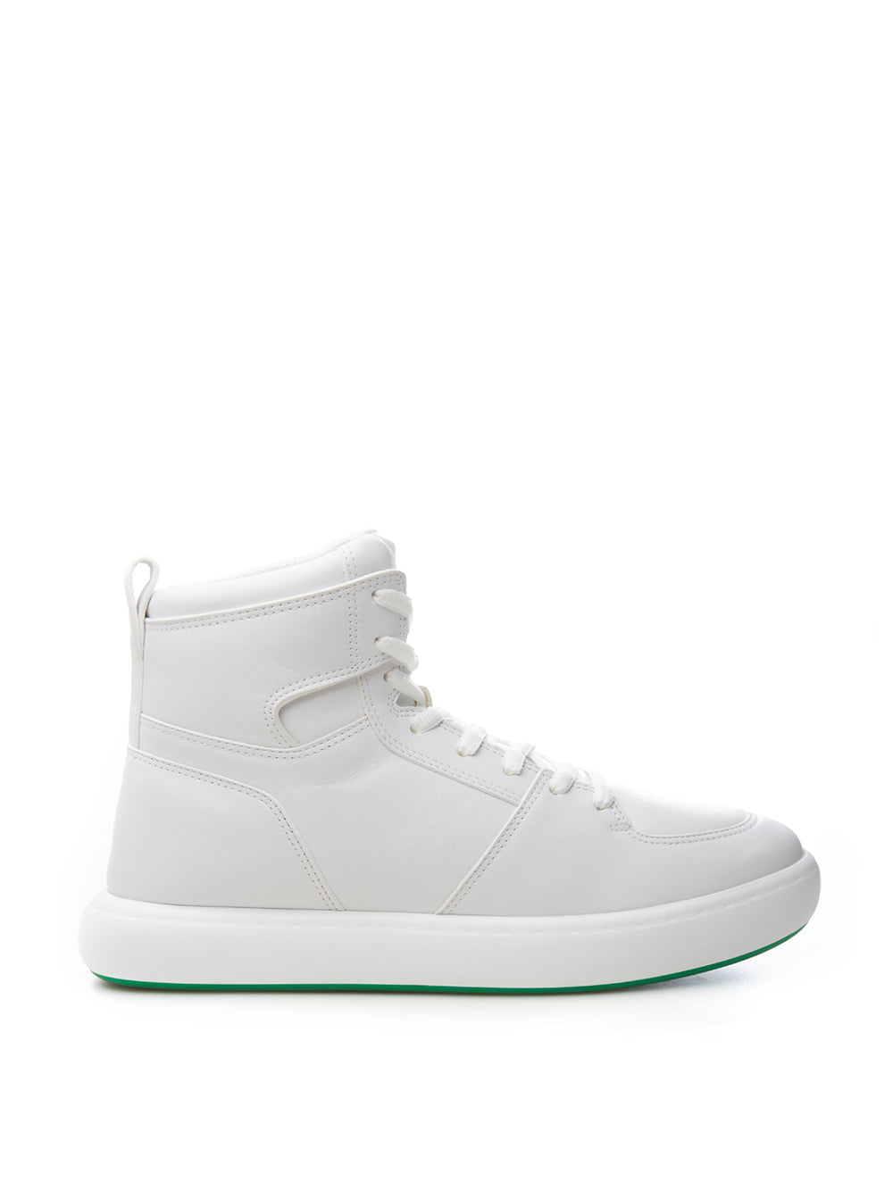 Bottega Veneta High 'Pillow' White Sneakers