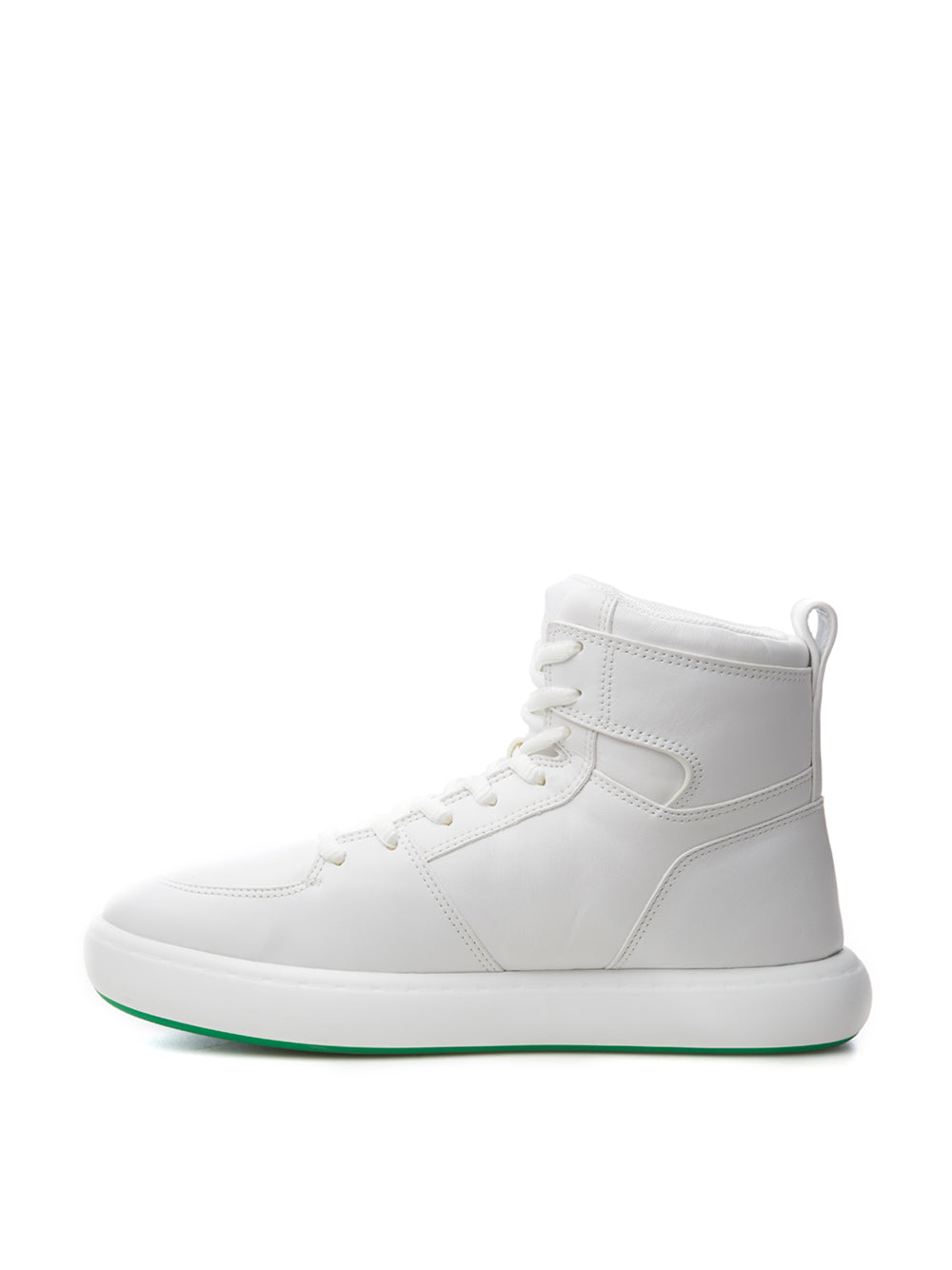 Bottega Veneta High 'Pillow' White Sneakers