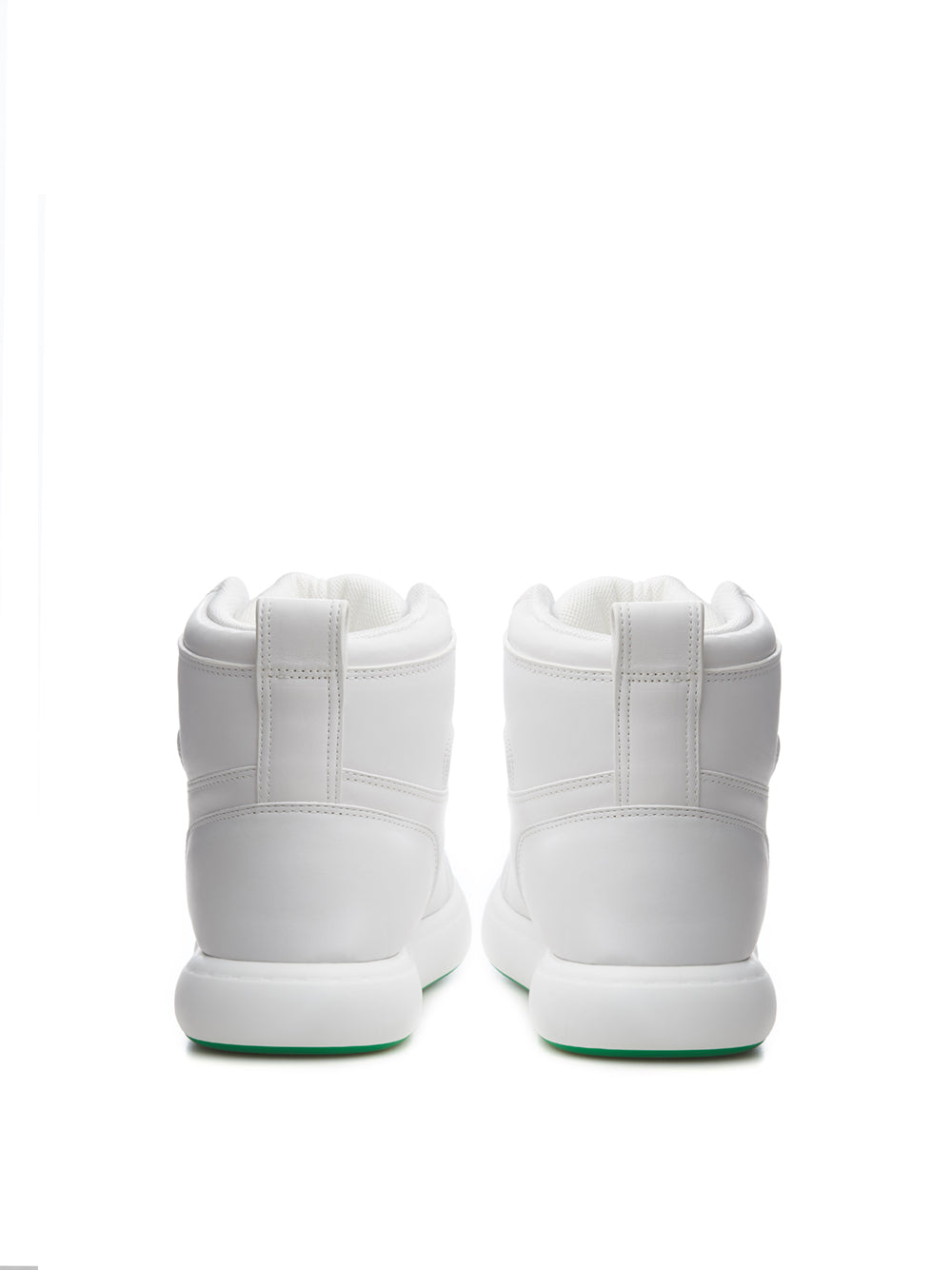 Bottega Veneta High 'Pillow' White Sneakers