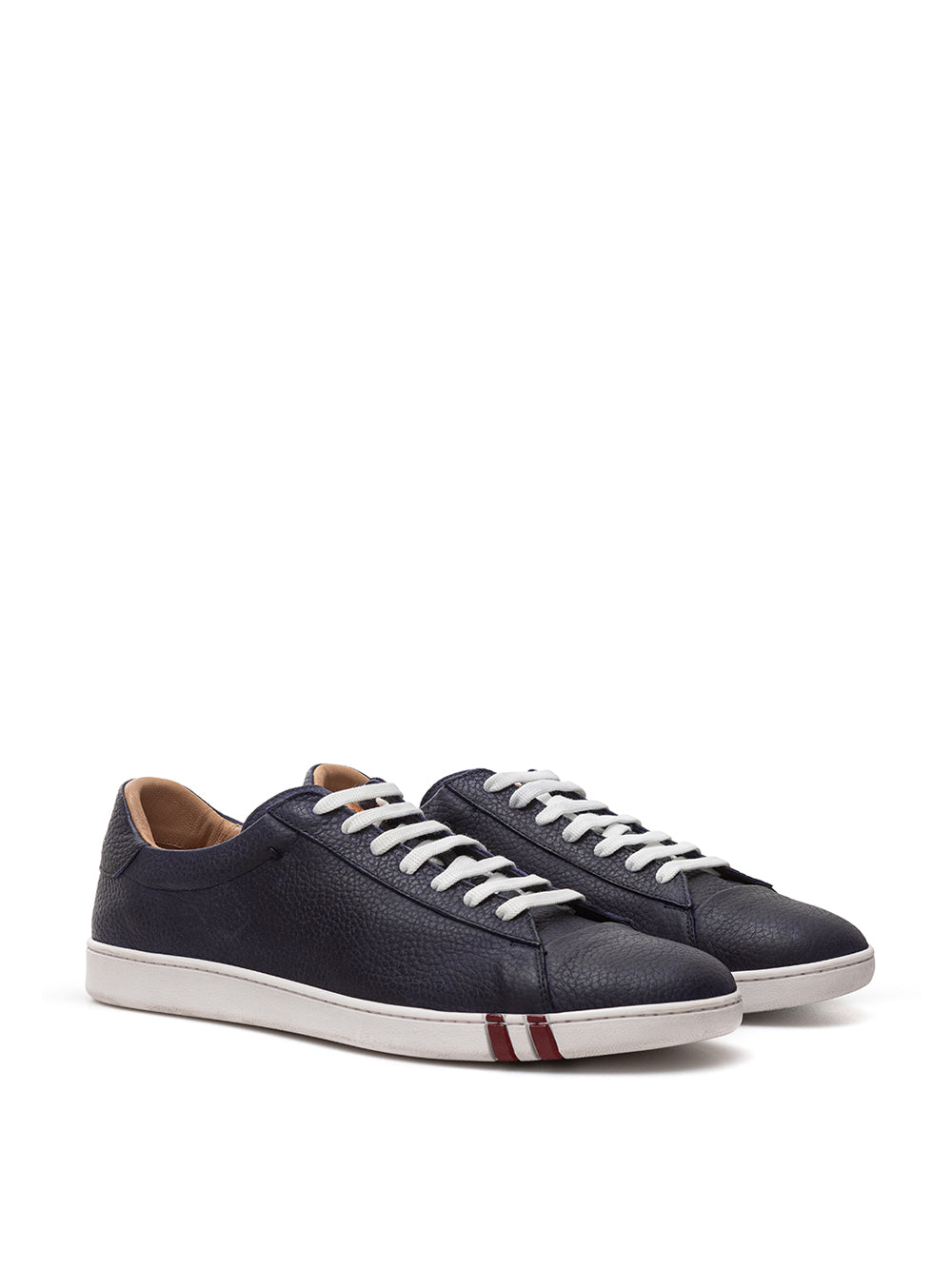 Bally Blue Leather Sneakers