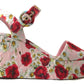 Dolce & Gabbana Multicolor floral print Wedges Floral Ankle Strap Sandals