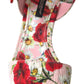 Dolce & Gabbana Multicolor floral print Wedges Floral Ankle Strap Sandals