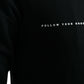 Dolce & Gabbana Black Cotton Blend Logo Pullover Sweater