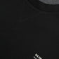 Dolce & Gabbana Black Cotton Blend Logo Pullover Sweater