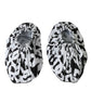 Dolce & Gabbana White Logo Print Nylon Slip On Flats Shoes