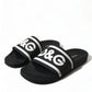 Dolce & Gabbana Black Rubber Sandals Slippers Beachwear Men Shoes