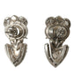 Dolce & Gabbana Silver Crystal Stone 925 Sterling Earrings