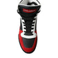 Dolce & Gabbana Black Red Leather High Top Miami Sneakers Shoes