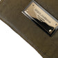 Dolce & Gabbana Dark Green Nylon Logo Plaque Keyring Pouch Clutch Bag