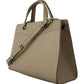 Karl Lagerfeld Sage Green Leather Tote Bag