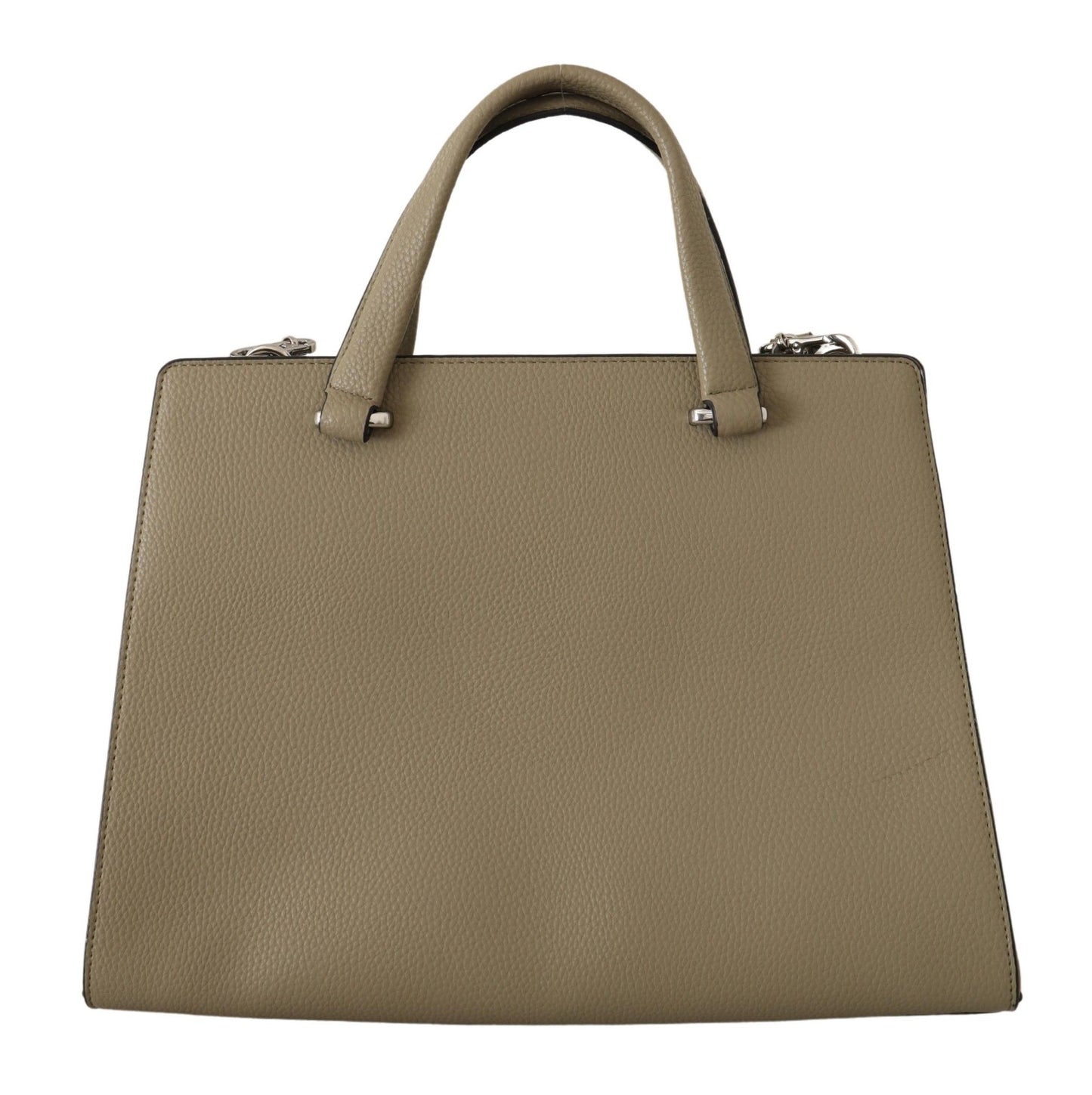 Karl Lagerfeld Sage Green Leather Tote Bag