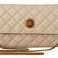 Versace White  Nappa Leather Medusa Evening Bag