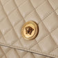 Versace White  Nappa Leather Medusa Evening Bag