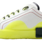 Dolce & Gabbana White Yellow Portofino Leather Sneakers Shoes