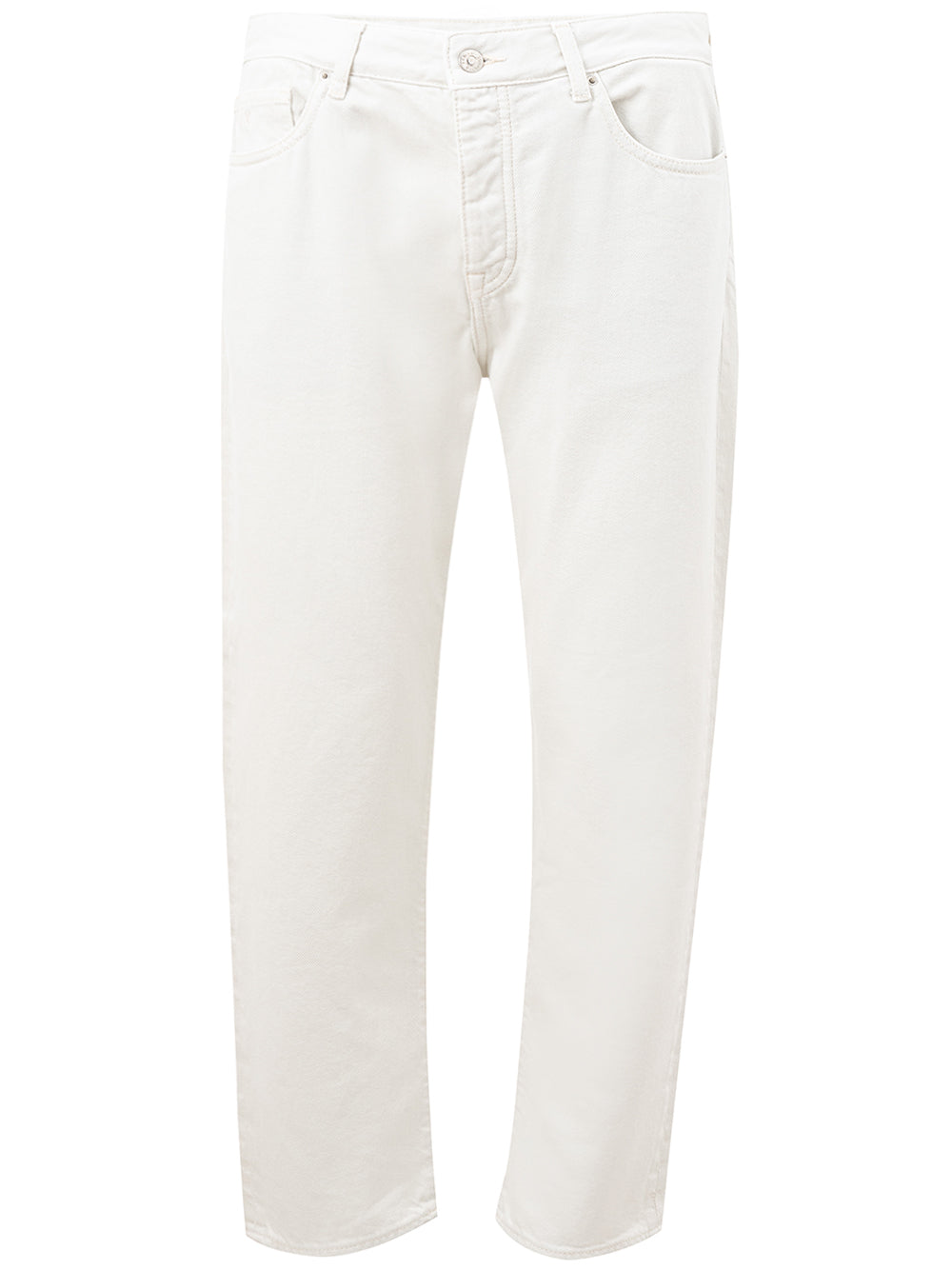 Armani Exchange White Five Pocket Jeans