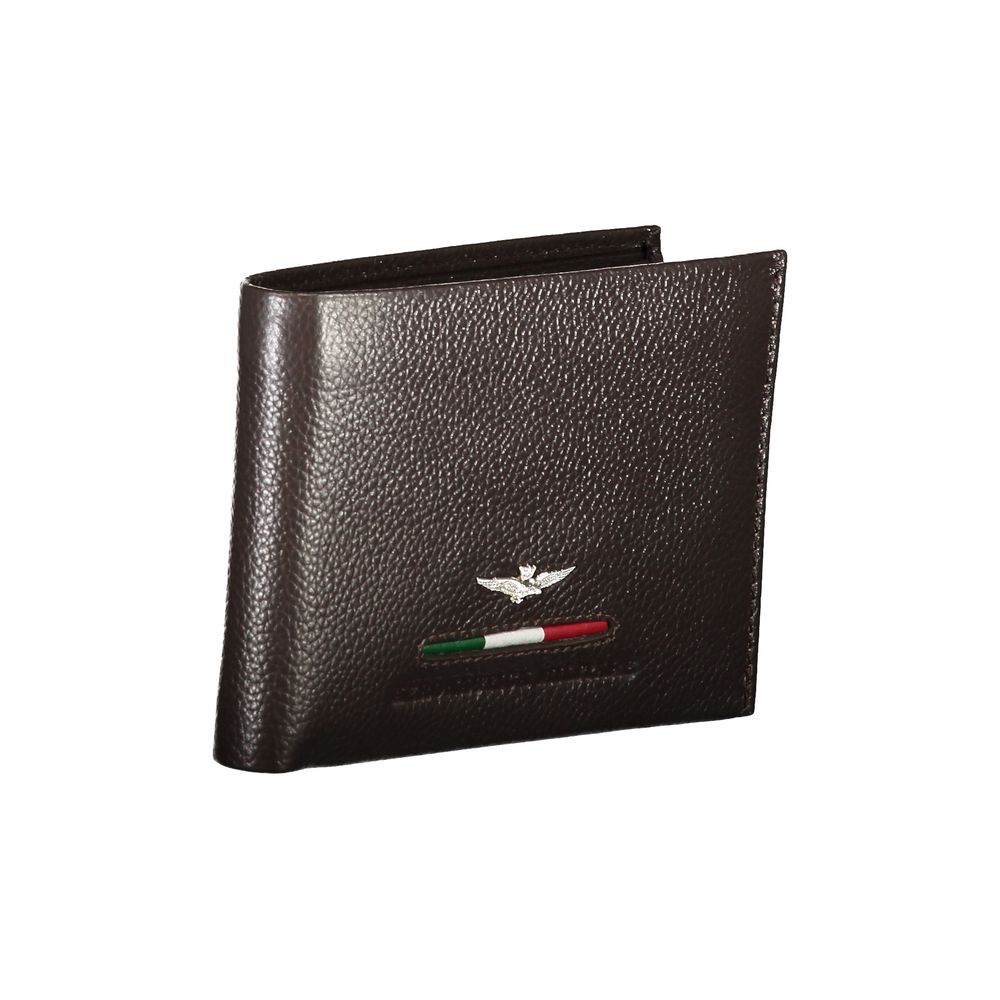 Aeronautica Militare Brown Leather Wallet