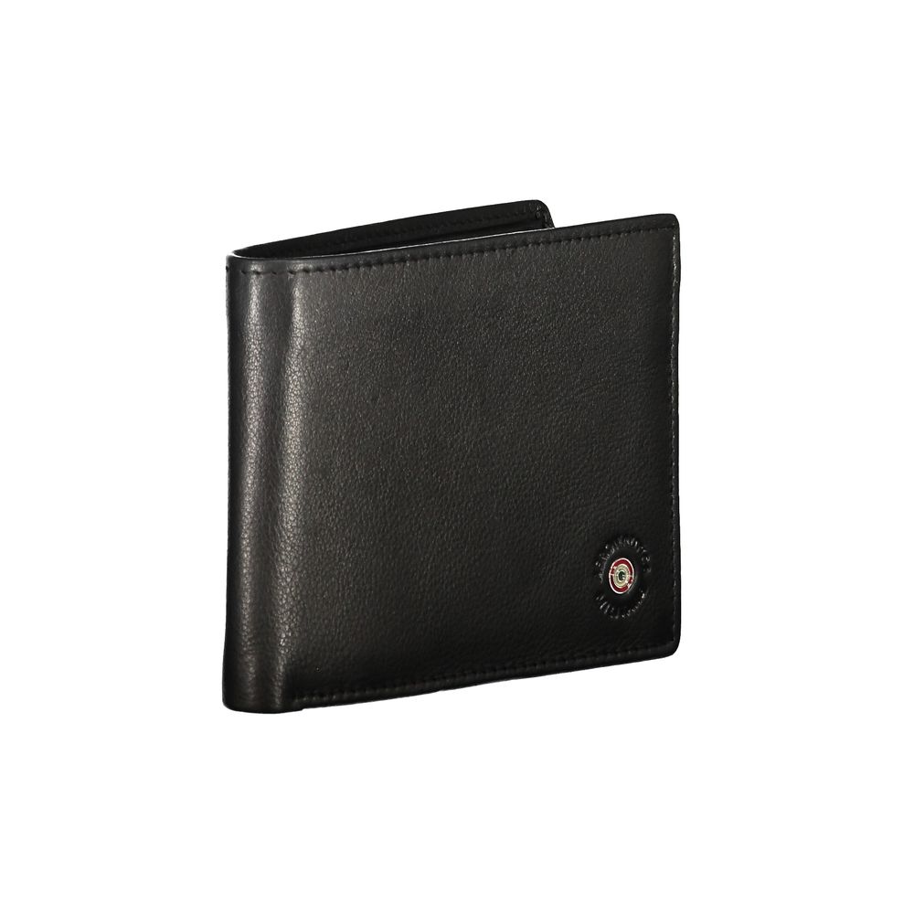 Aeronautica Militare Black Leather Wallet