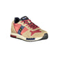 Blauer Beige Polyester Sneaker