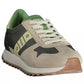 Blauer Beige Polyester Sneaker