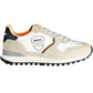 Blauer White Polyester Sneaker