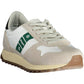 Blauer White Polyester Sneaker