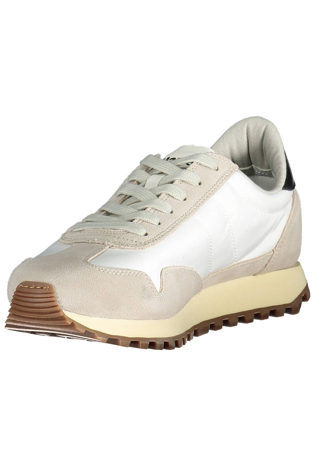 Blauer White Polyester Sneaker