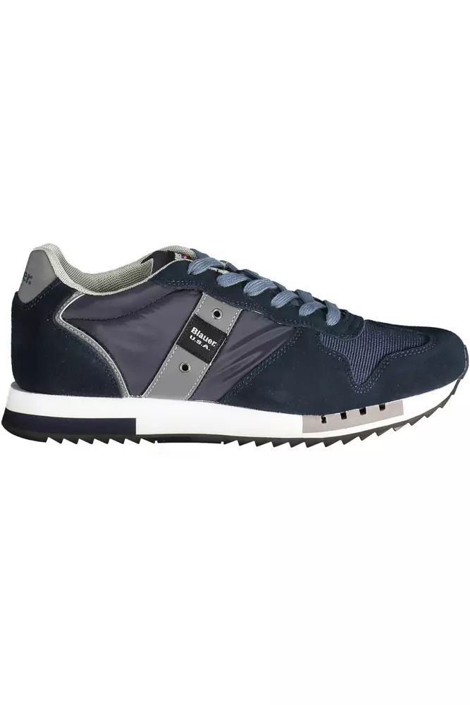 Blauer Blue Polyester Sneaker