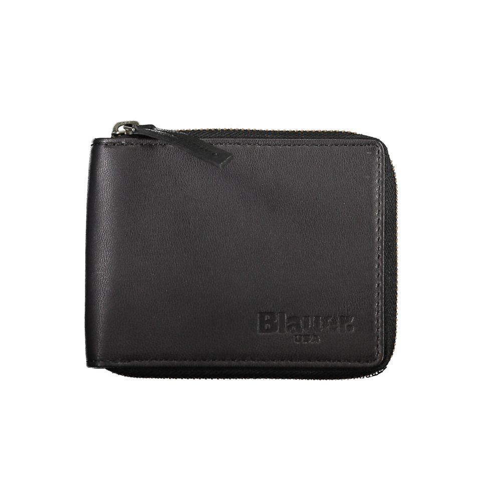 Blauer Black Leather Wallet