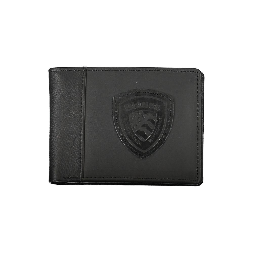 Blauer Black Leather Wallet