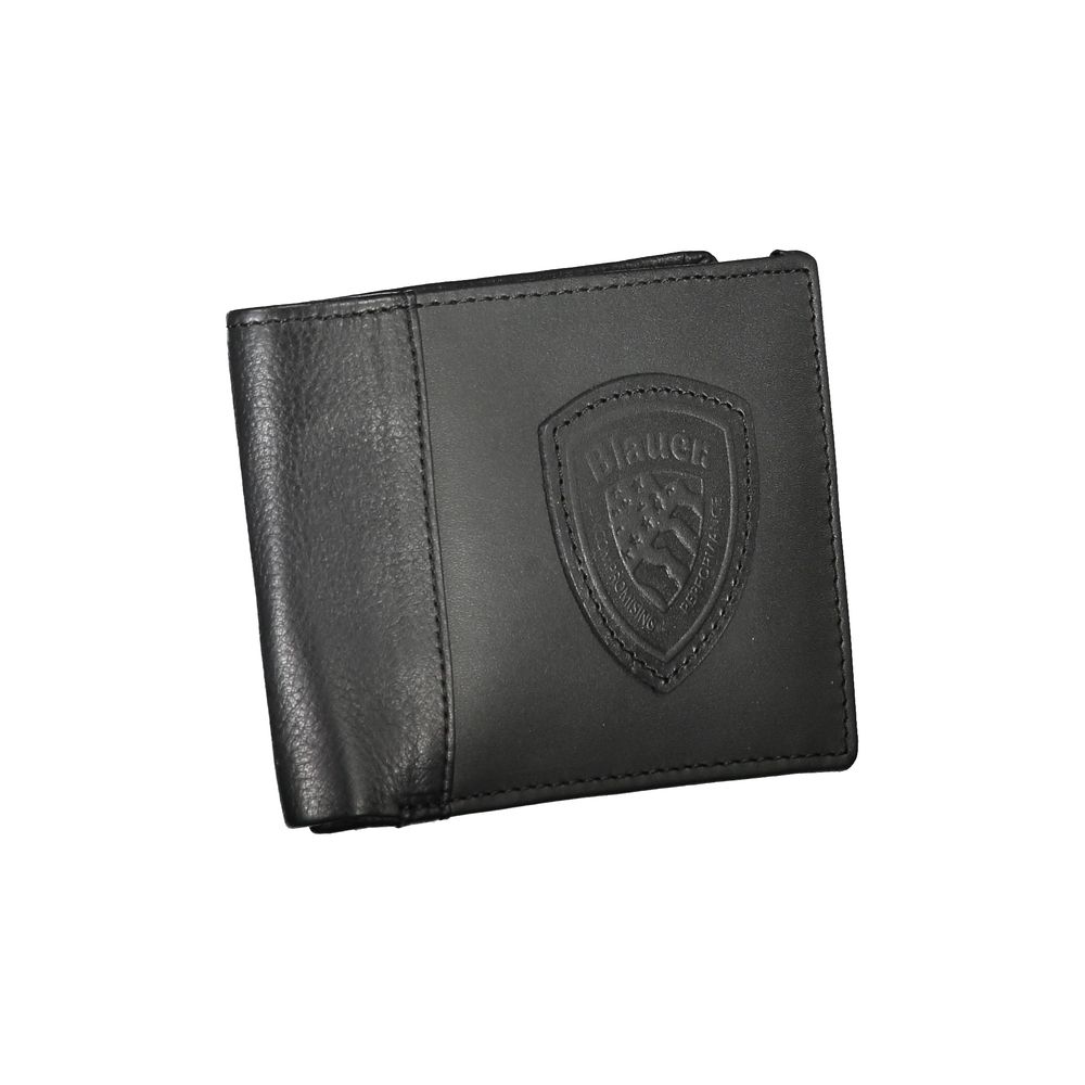 Blauer Black Leather Wallet