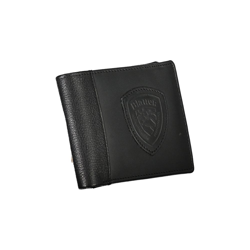 Blauer Black Leather Wallet