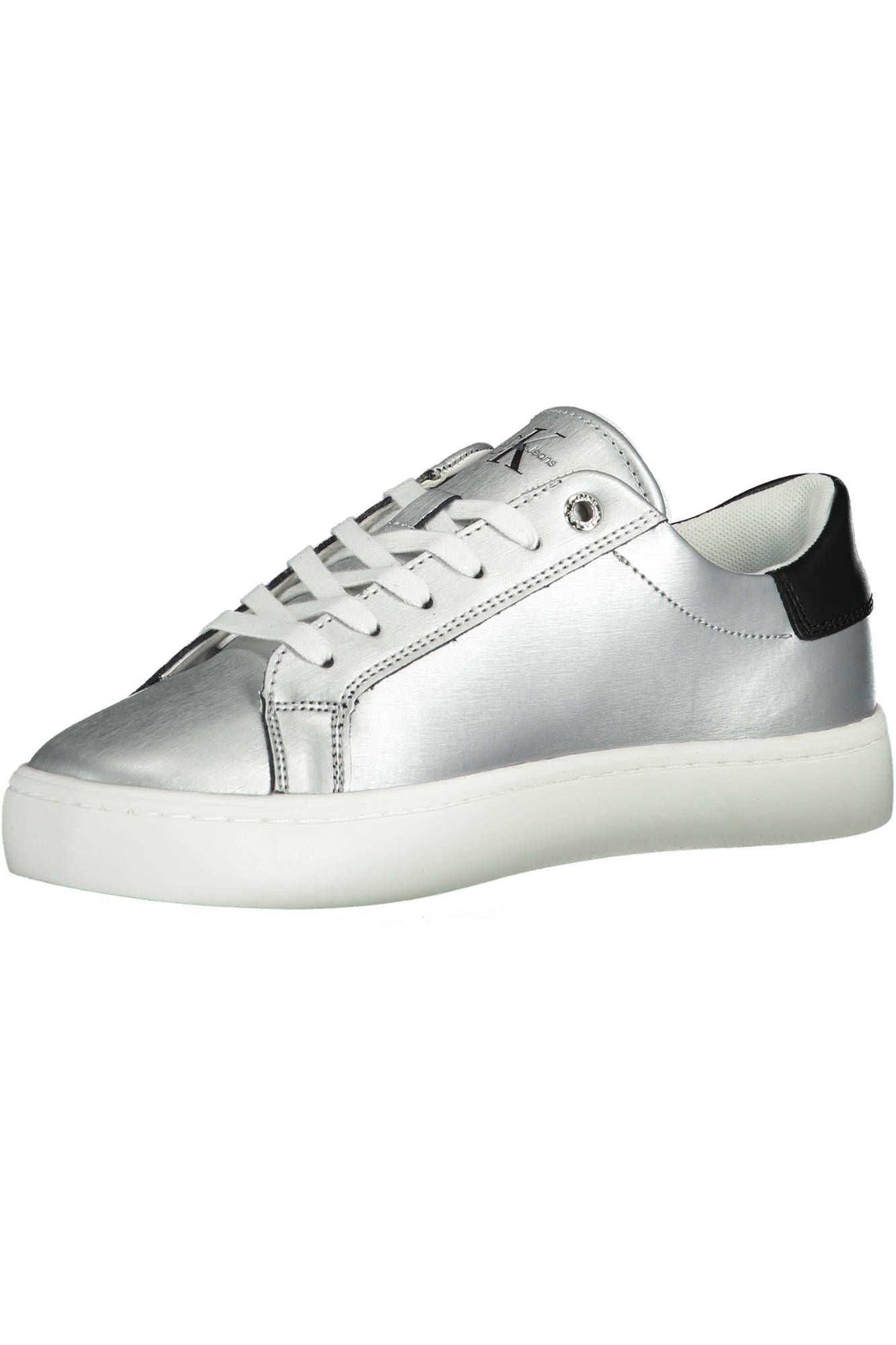 Calvin Klein Silver Cotton Sneaker