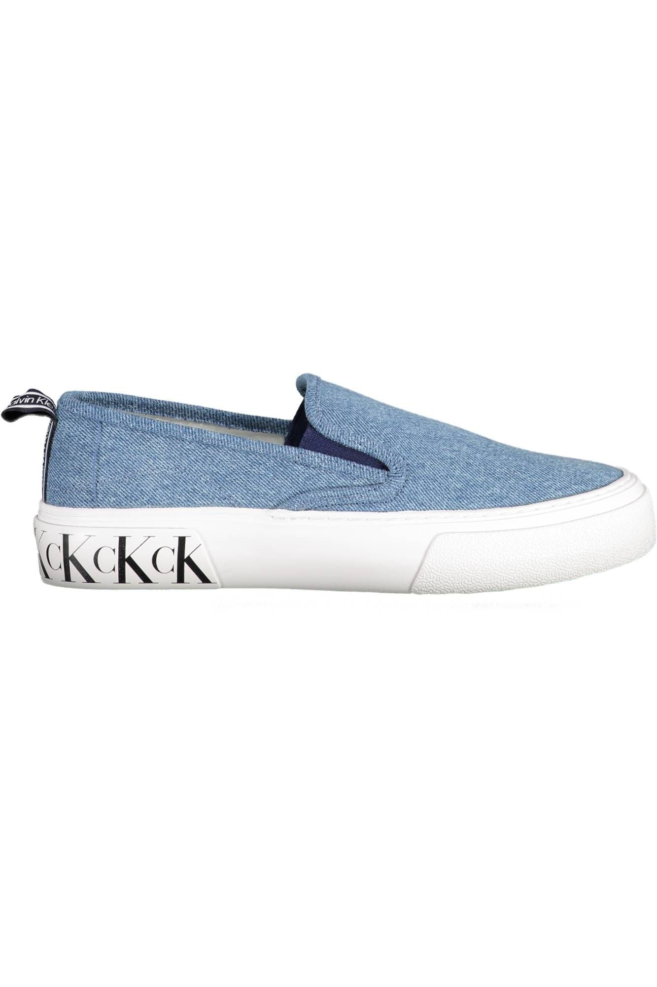 Calvin Klein Light Blue Cotton Sneaker