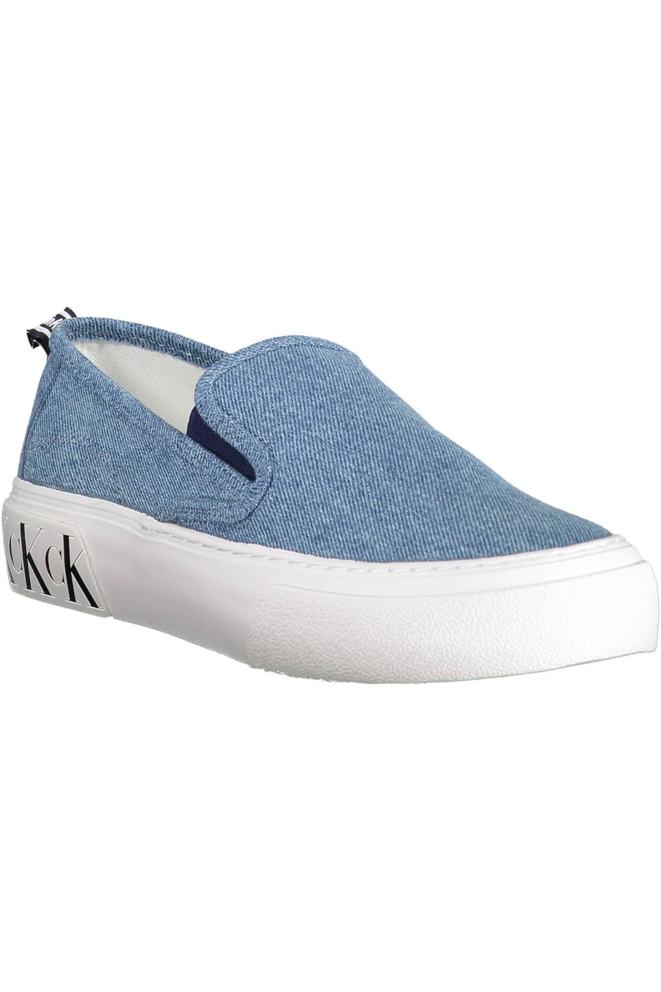 Calvin Klein Light Blue Cotton Sneaker