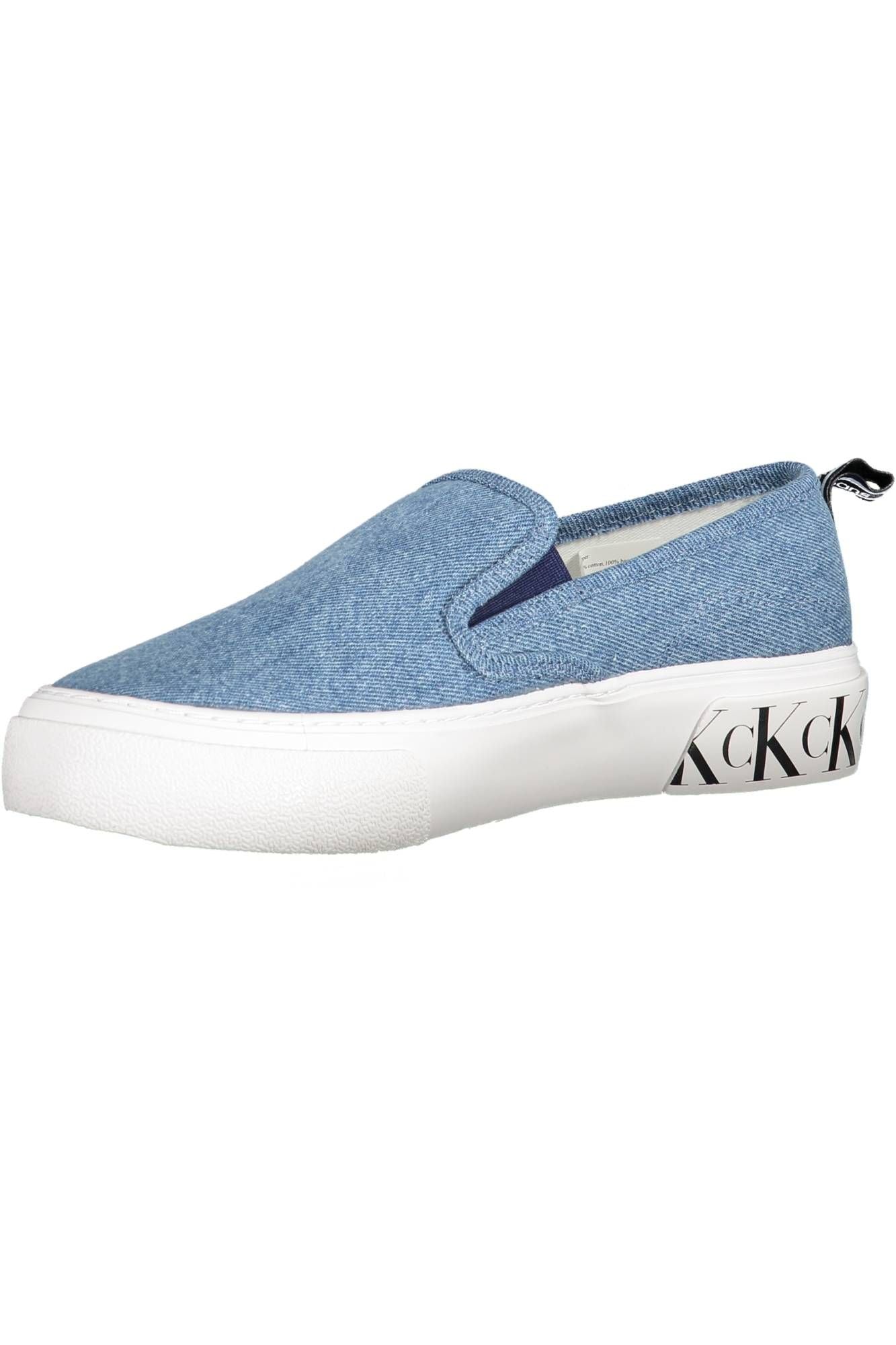 Calvin Klein Light Blue Cotton Sneaker