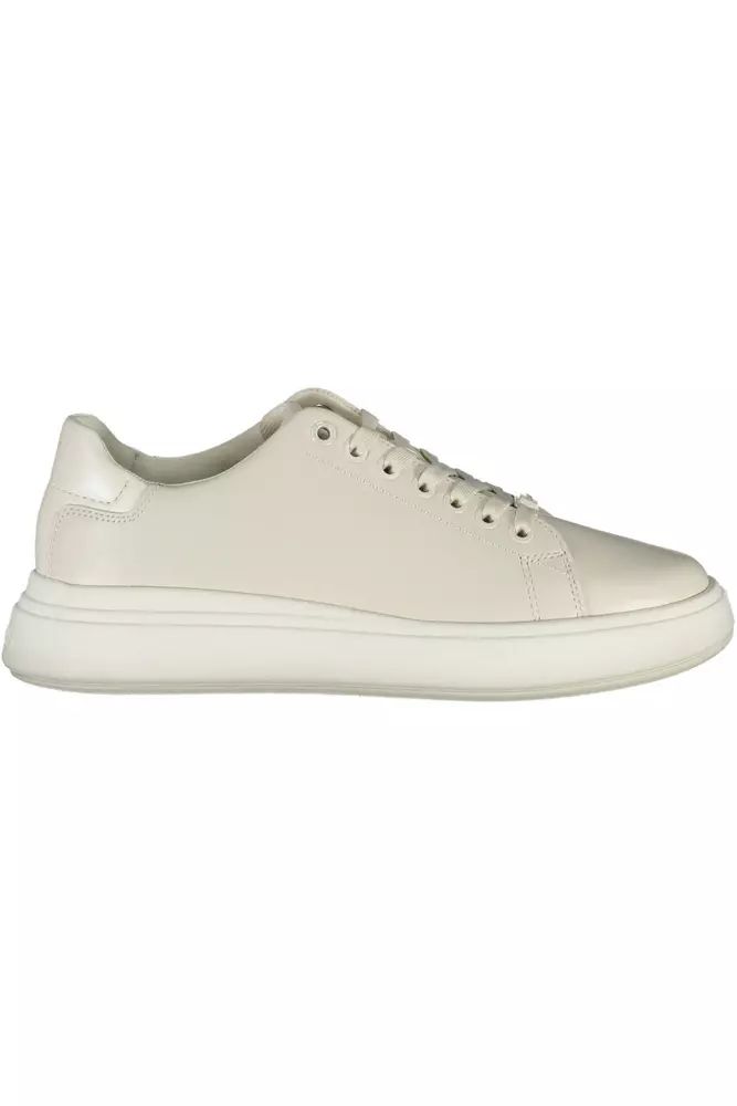 Calvin Klein Beige Polyester Sneaker