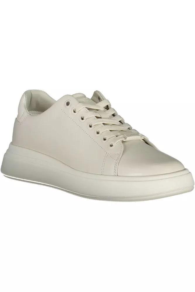 Calvin Klein Beige Polyester Sneaker