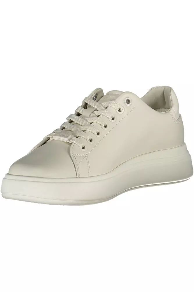 Calvin Klein Beige Polyester Sneaker