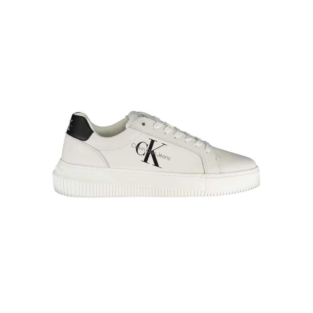 Calvin Klein White Polyester Sneaker