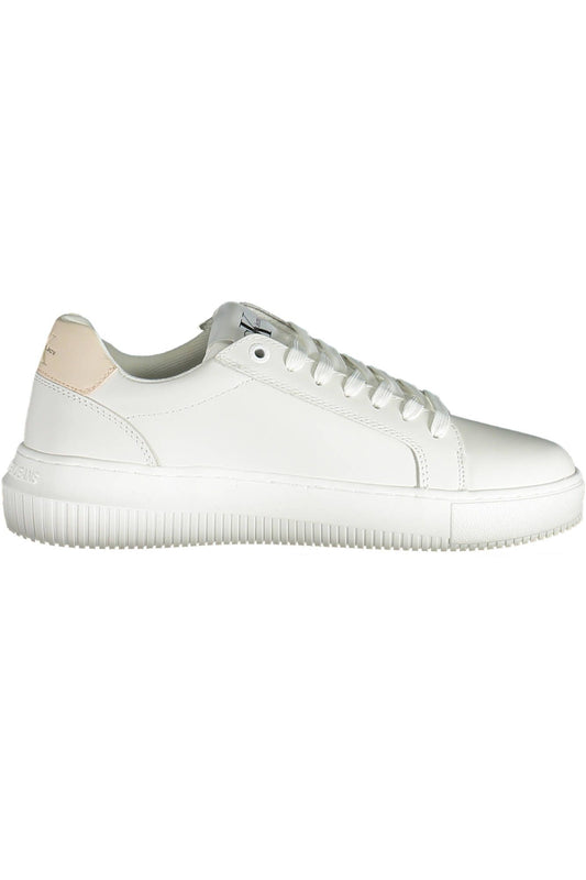 Calvin Klein White Polyester Sneaker