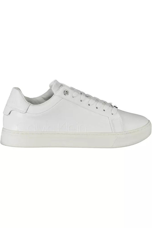 Calvin Klein White Polyester Sneaker