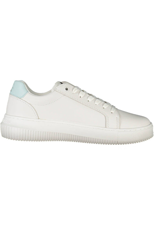 Calvin Klein White Polyester Sneaker