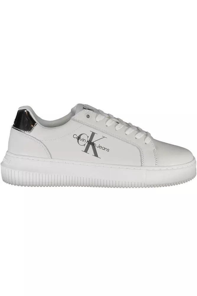 Calvin Klein White Polyester Sneaker