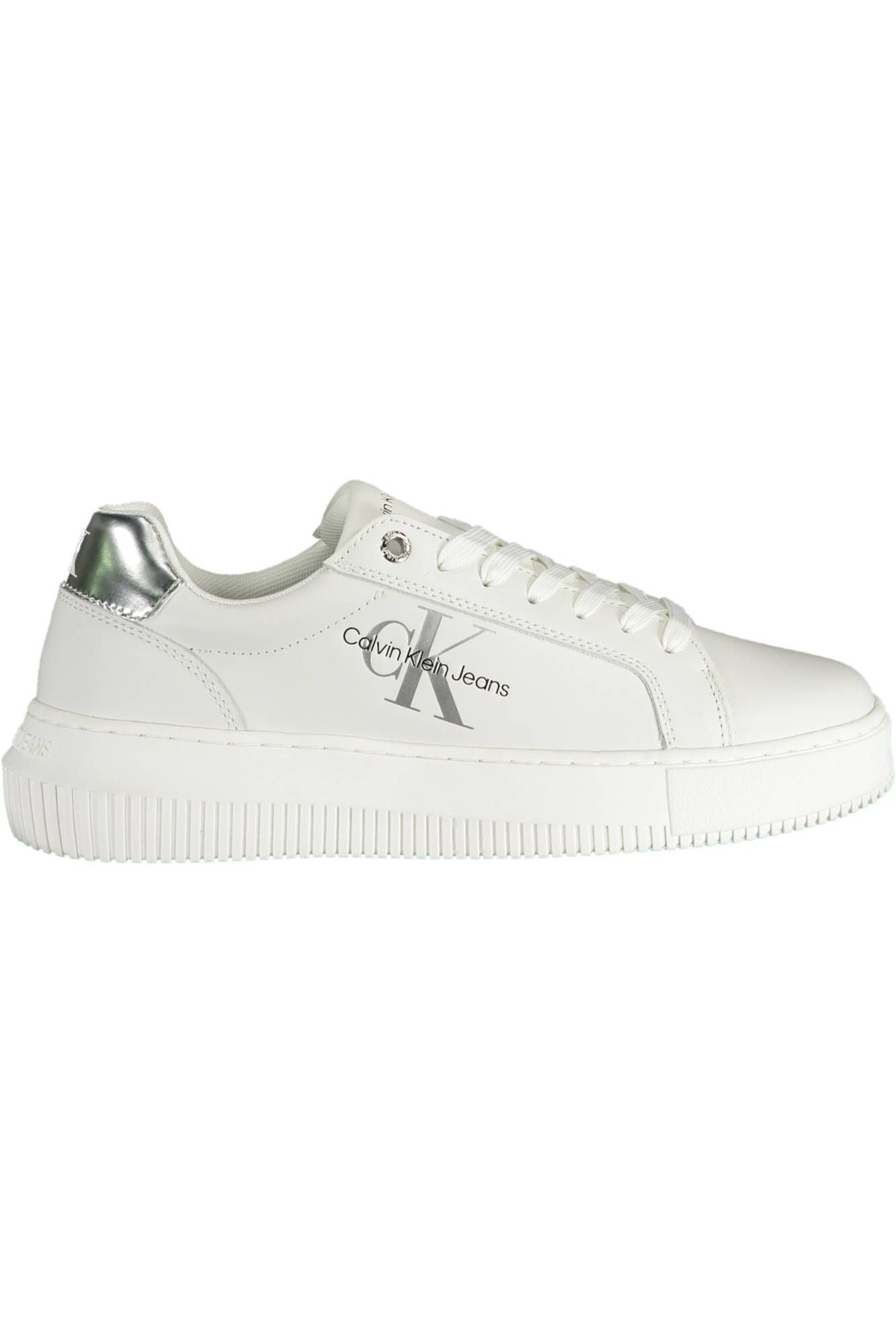 Calvin Klein White Polyester Sneaker