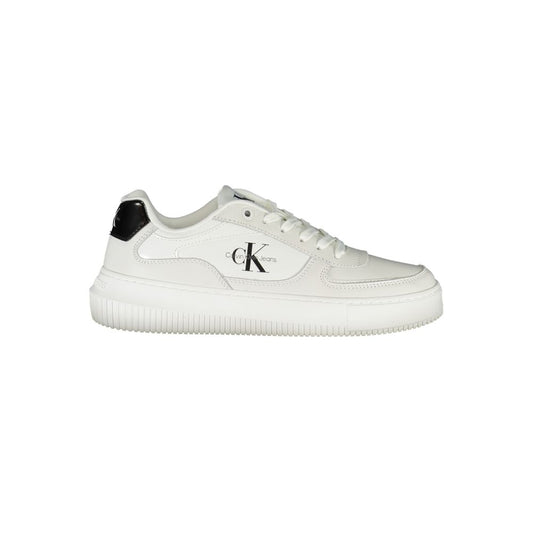 Calvin Klein White Polyester Sneaker